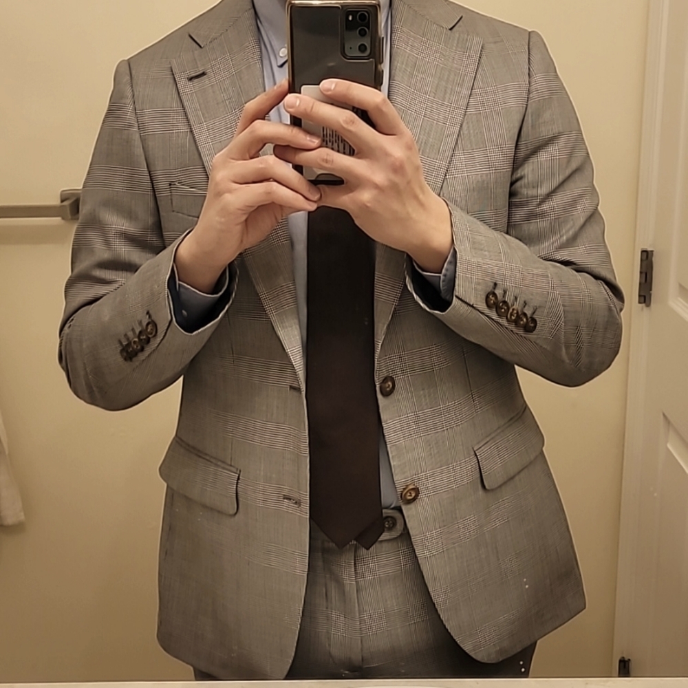 Indochino Glen Check Suit